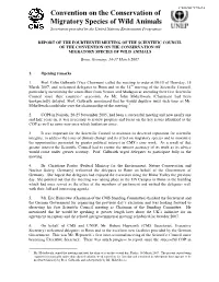 Convention on the Conservation of Migratory Species of Wild Animals