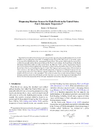 Diagnosing Moisture Sources for Flash Floods in the United States. Part I: Kinematic Trajectories