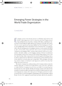 Emerging Power Strategies in the World Trade Organization