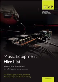 EQUIPMENT MENU Feb 2019