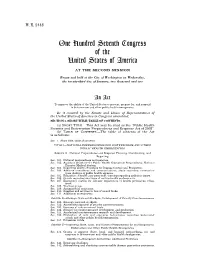 HR 3448: Public Health Security and Bioterrorism Preparedness And
