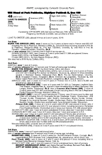 MARE, Consigned by Culworth Grounds Farm