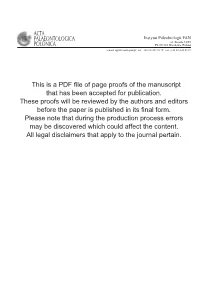 This Is a PDF File of Page Proofs of the Manuscript That Has Been Accepted for Publication