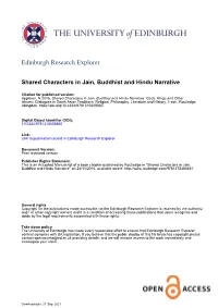 Shared Characters in Jain, Buddhist and Hindu Narrative
