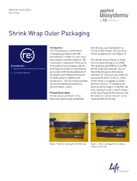 Shrink Wrap Outer Packaging