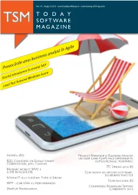 T O D a Y Software Magazine
