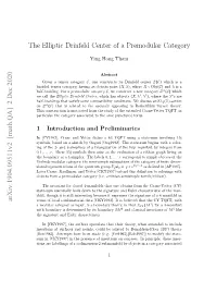 The Elliptic Drinfeld Center of a Premodular Category Arxiv