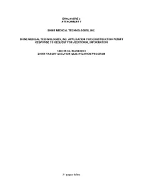 1200-09-02 Rev. 0, SHINE Target Solution Qualification Program