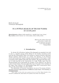 In a Futile Search of Transi Tombs in Scotland