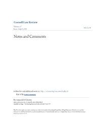 Notes and Comments