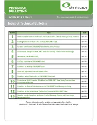 Of Technical Bulletins