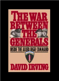 The War Between the Generals