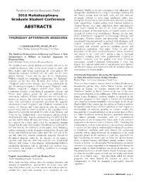 ABSTRACTS More Hostile Toward the Idea