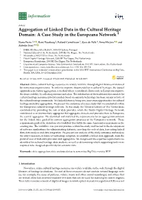 Aggregation of Linked Data in the Cultural Heritage Domain