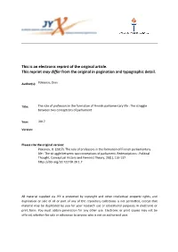 This Is an Electronic Reprint of the Original Article. This Reprint May Differ from the Original in Pagination and Typographic Detail