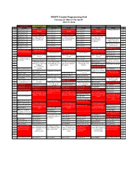 NBATV Canada Programming Grid February 26 - March 4 Version #1 Subject to Change
