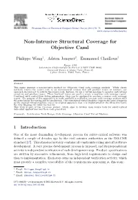 Non-Intrusive Structural Coverage for Objective Caml