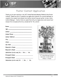 Poster Contest Application