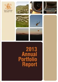 2013 Annual Portfolio Report | Crown Ownership Monitoring Unit