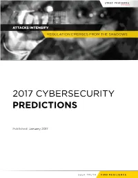 2017 Cybersecurity Predictions