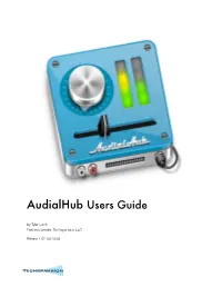 Audialhub Users Guide