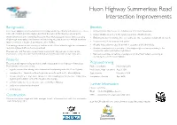 Huon Highway Summerleas Road Intersection Improvements