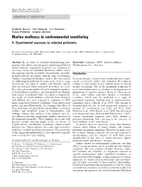 Marine Molluscs in Environmental Monitoring II