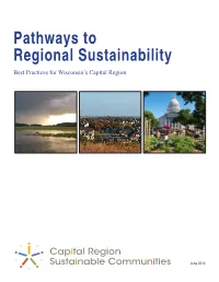 Pathways to Regional Sustainability: Best Practices for Wisconsin's