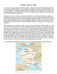 D-Day—June 6, 1944