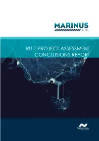 Project Marinus RIT-T PACR