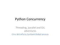 Python Concurrency