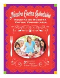 A Su Salud Cookbook