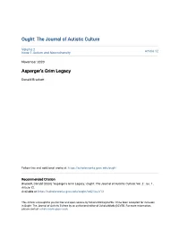Asperger's Grim Legacy