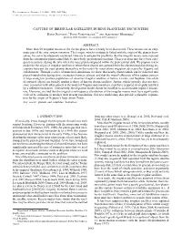 Capture of Irregular Satellites During Planetary Encounters