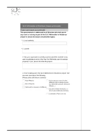 SLIC Wikimedian in Residence Impact Questionaire