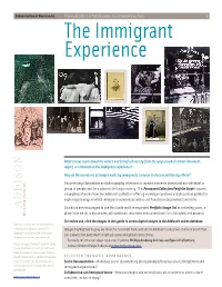 The Immigrant Experience Portfolio Guide