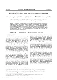 The Impact of Air-Sea Interactions on Typhoon Structure