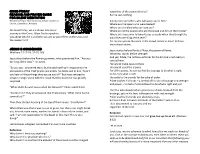 GOOD FRIDAY Cowardice of the Powers That Be? READING and PRAYER GUIDE but He Says Nothing