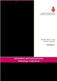 Information and Communication Technology in Education