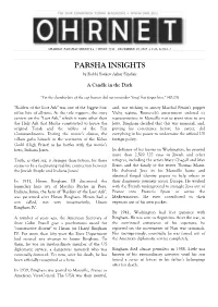 PARSHA INSIGHTS by Rabbi Yaakov Asher Sinclair