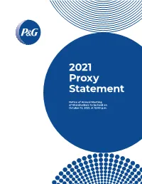 2021 Proxy Statement