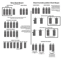 5 String Banjo Chord Chart