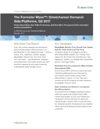 Omnichannel Demand- Side Platforms, Q2 2017