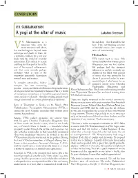 A Yogi at the Altar of Music Lakshmi Sreeram