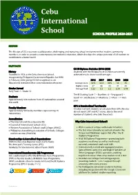 CIS School Profile 2020-21