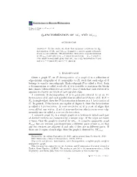 Q4-FACTORIZATION of Λk N and Λk 1. Introduction Given a Graph H, An
