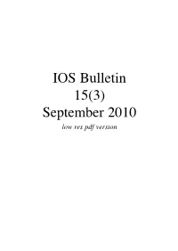 2010 IOS Bull 15(3)