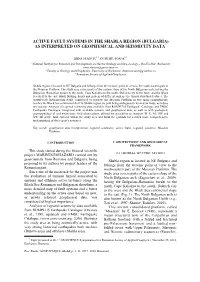 Contribution to the Estimation of Seismic Hazard