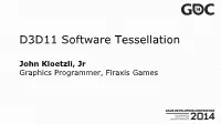 D3D11 Software Tessellation