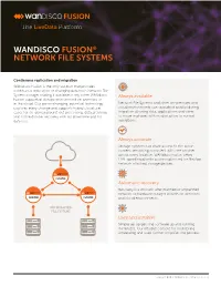 Wandisco Fusion® Network File Systems